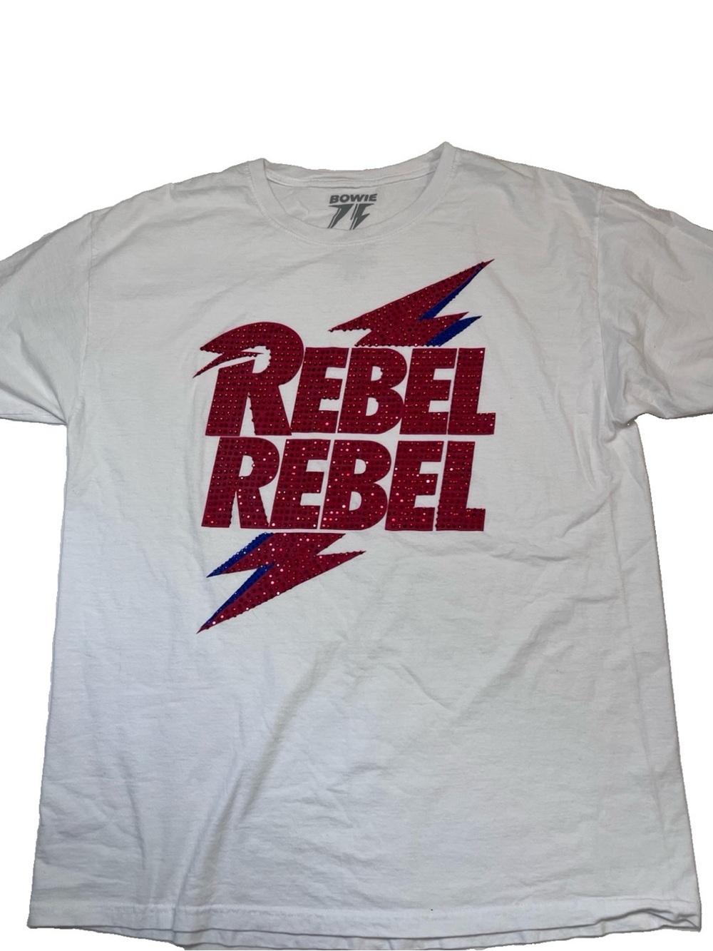 Rebel Rebel Graphic Tee - White